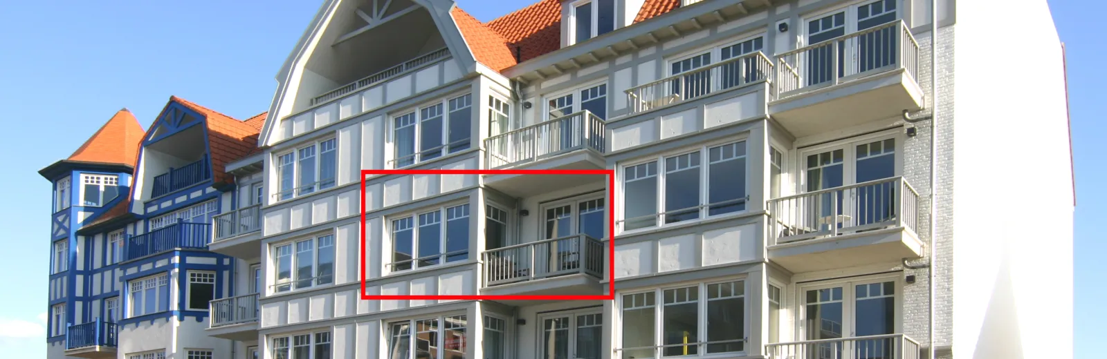 Le Normandy appartement in Cadzand Zeeland front 202