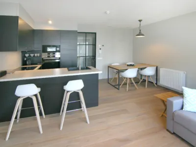 Le Normandy appartement in Cadzand zeeland keuken eethoek