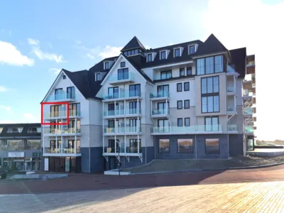 Residentie de Schelde 301 appartement met zeezicht in Cadzand Zeeland voorzijde