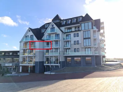 Residentie de Schelde 302 appartement met zeezicht in Cadzand Zeeland voorzijde