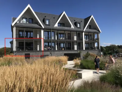 Strandresidentie A101 vakantie appartement in Cadzand Zeeland front