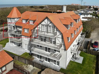 the Dunes 202 vakantie appartement in Cadzand Zeeland gebouw