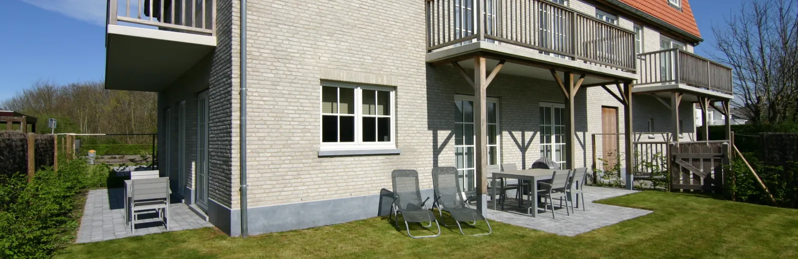 Vakantie appartement in Cadzand Zeeland The Dunes 3 terras